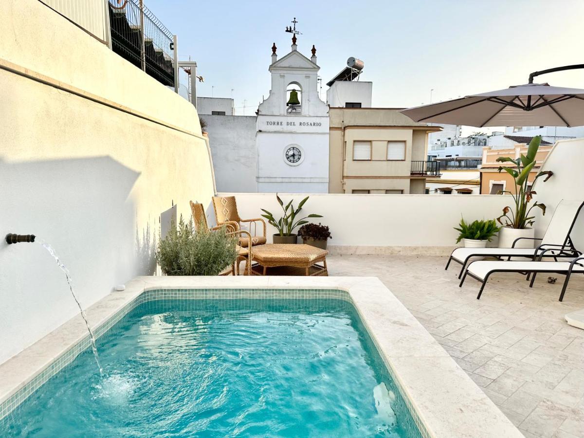 Apartamento Duplex Con Piscina Privada En Terraza Алькала-де-Гвадаира Экстерьер фото